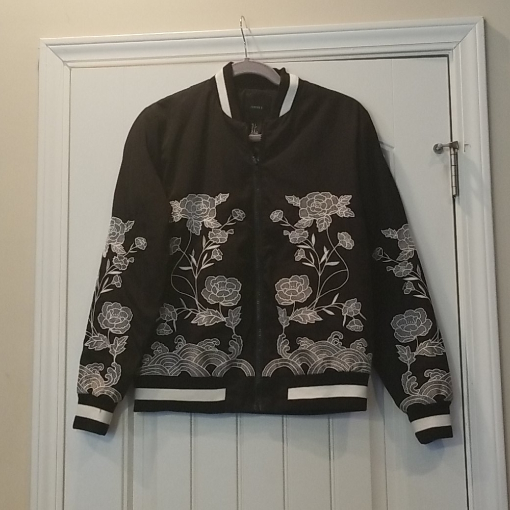 Hand Embroidered Bomber Jacket